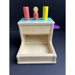 Lovevery Wooden Peg Drop Thinker Play Kit Baby 11-12 Months Montessori Toy